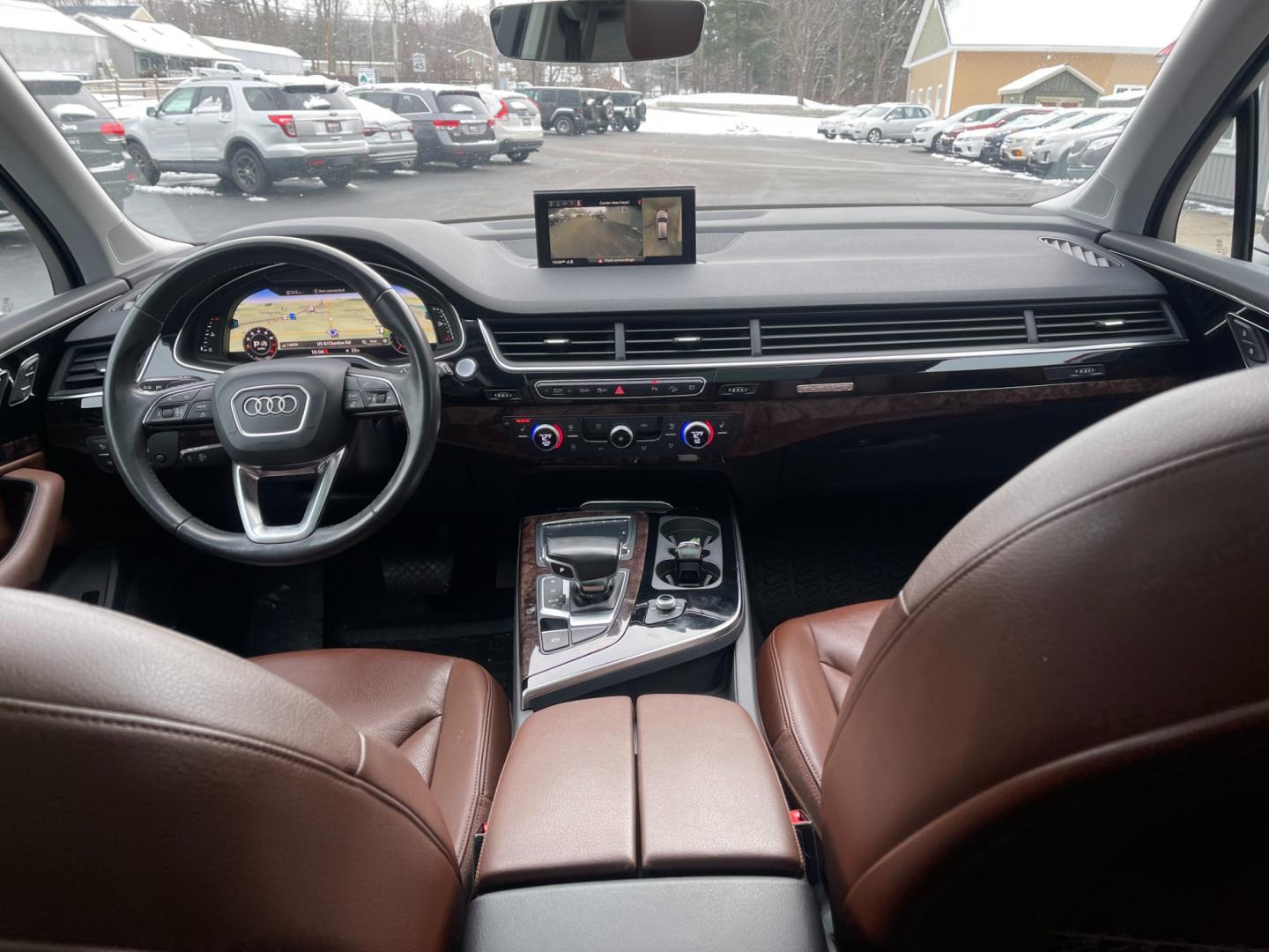 2019 Black /Brown Audi Q7 3.0T Premium Plus quattro (WA1LAAF77KD) with an 3.0L V6 DOHC 24V Supercharged engine, 8A transmission, located at 11115 Chardon Rd. , Chardon, OH, 44024, (440) 214-9705, 41.580246, -81.241943 - Photo#42